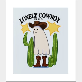 Lonely Ghost Cowboy Posters and Art